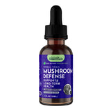 Animal Essentials Mushroom Defense Herbal Formula for dogs and cats, featuring reishi, maitake, and cordyceps mushrooms to support immune health and vitality.