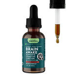 Brain Awake Herbal Tonic Blend | Supports Cognitive Function | 1oz ONLY