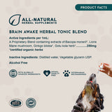 Brain Awake Herbal Tonic Blend | Supports Cognitive Function | 1oz ONLY