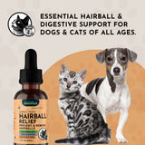 Hairball Relief Single Herb Tonic | Marshmallow Root | Prevent & Remove Hairballs