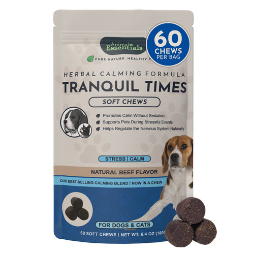 Tranquil Times Herbal Soft Chews | Herbal Calming Formula | 60 Count