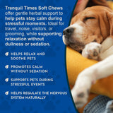 Tranquil Times Herbal Soft Chews | Herbal Calming Formula | 60 Count