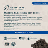 Tranquil Times Herbal Soft Chews | Herbal Calming Formula | 60 Count
