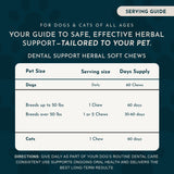 (Sea-dent) Dental Support Herbal Soft Chews | Herbal Anti-Plaque Formula | 60 Count