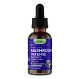 Animal Essentials Mushroom Defense Herbal Formula for dogs and cats, featuring reishi, maitake, and cordyceps mushrooms to support immune health and vitality.