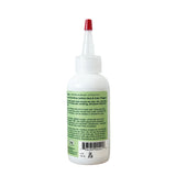 Back of an Animal Essentials Herbal Ear Rinse squeeze bottle, showing directions, ingredients and barcode.
