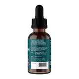 Animal Essentials Hawthorn Berry bottle viewed from the back, with directions, cautions and barcode on the teal label.