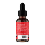 Back of an Animal Essentials Joint Support dropper bottle, showing directions, cautions and barcode.