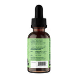Back of an Animal Essentials Liver Defense dropper bottle, showing directions, cautions and barcode.