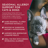 Seasonal Allergy Limited Release Holiday Soft Chews | Herbal Allergy Formula | 20 Count