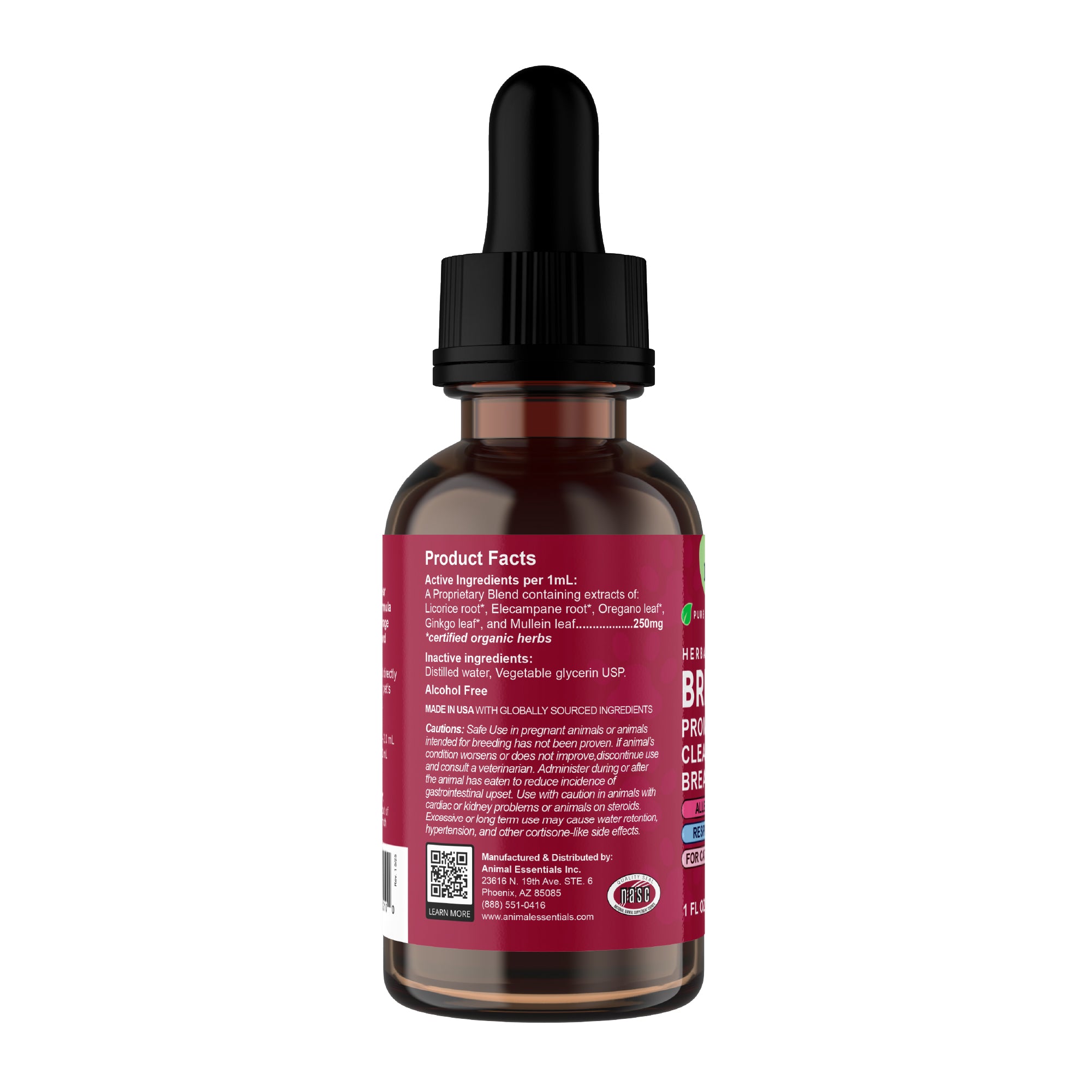 Respiratory Support for Dogs & Cats | Breathe EZ Herbal Formula