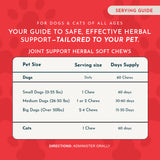 Joint Support Herbal Soft Chews | Herbal Hip + Joint Formula | 60 Count