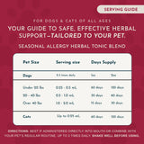 Seasonal Allergy Herbal Tonic | Maintains Normal Histamine Levels