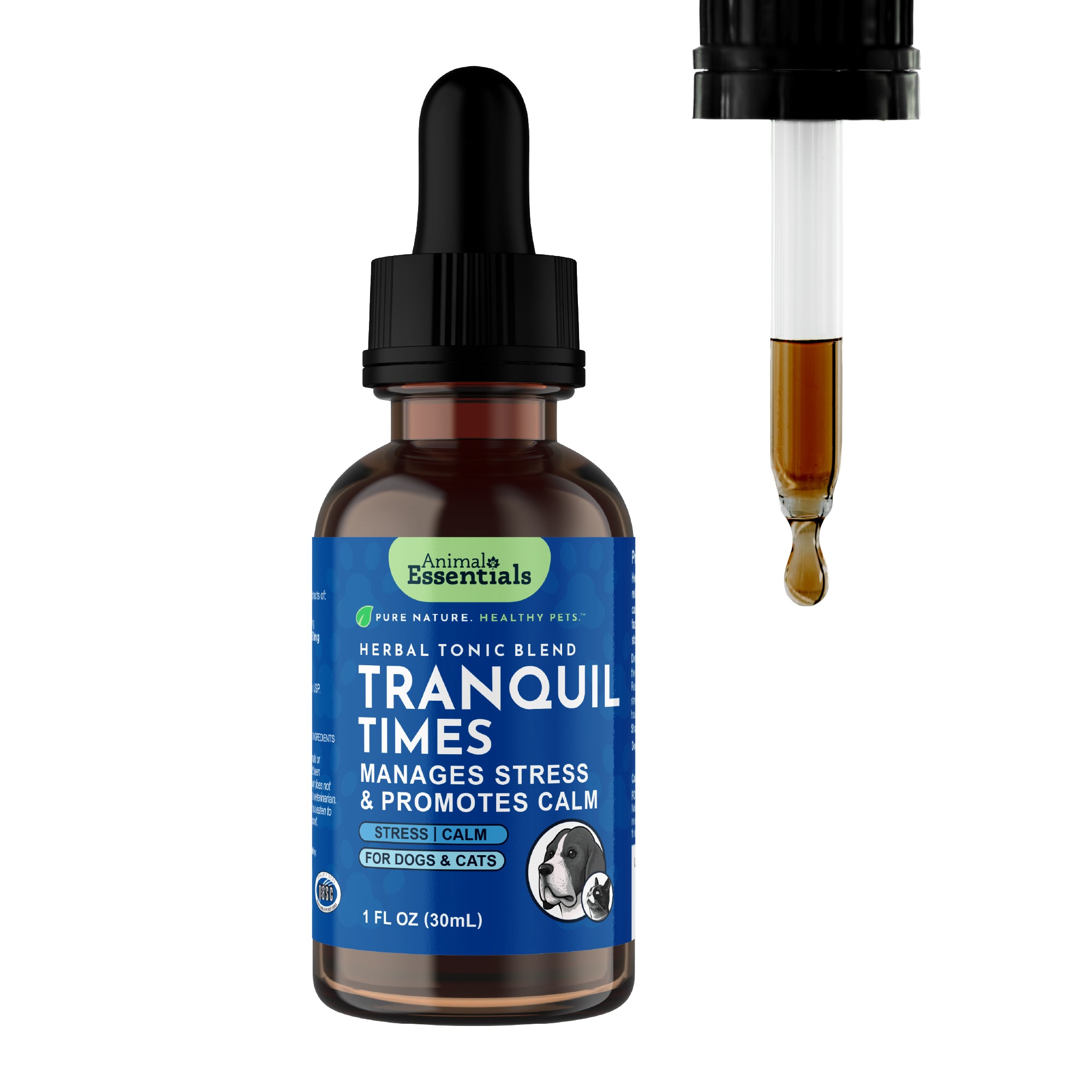 Calming Support for Dogs & Cats | Tranquil Times Herbal Formula